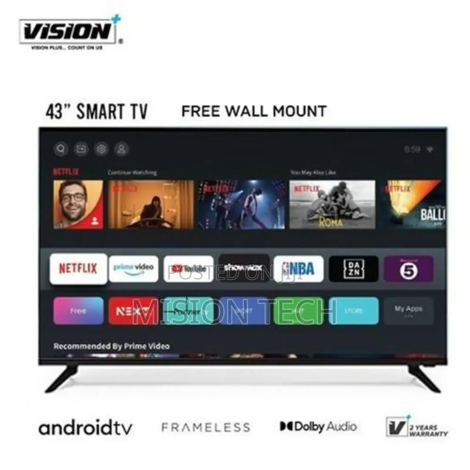 Vision Plus 43′′ Smart Android