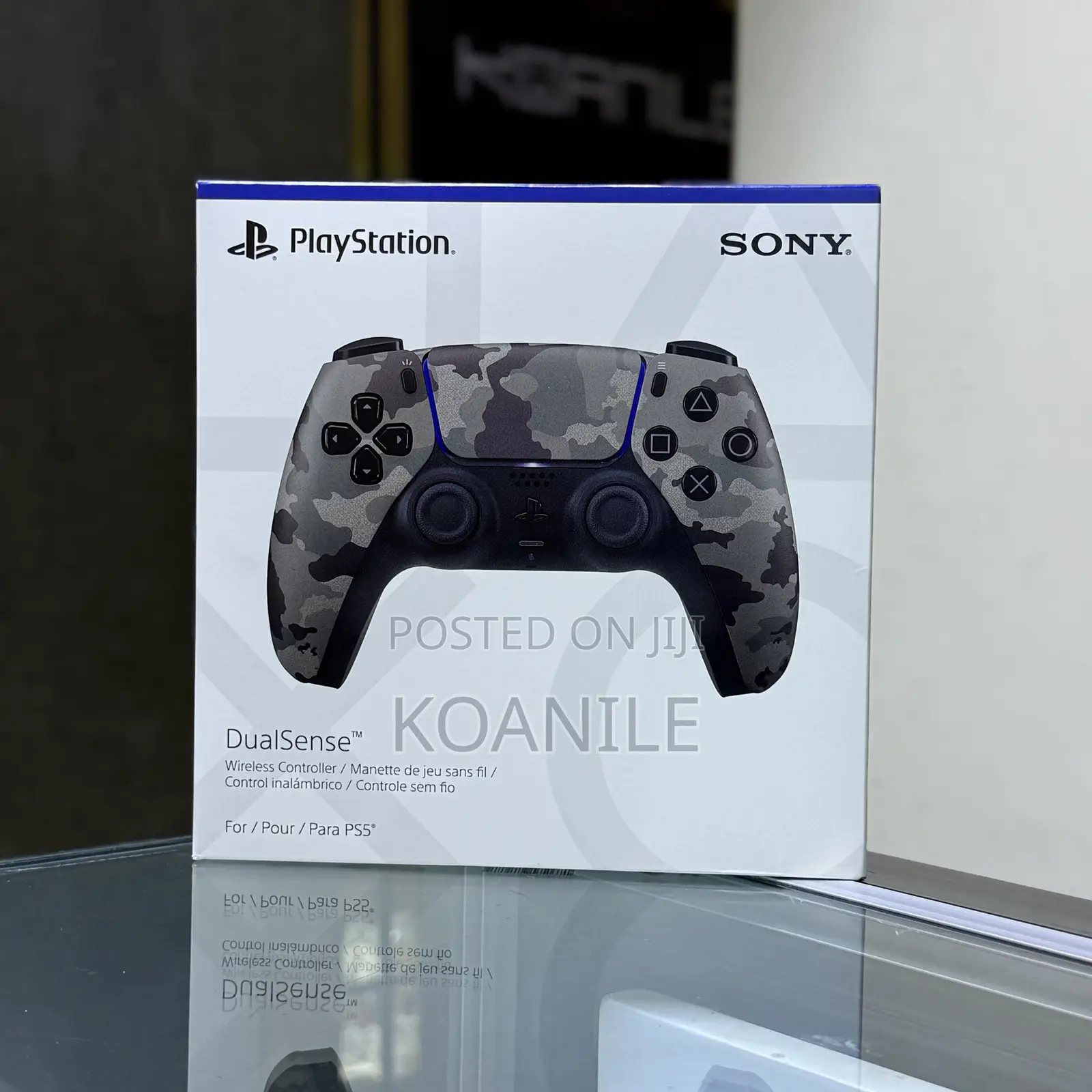 Ps5 Controller Gray Camouflage. Dualsense Pad