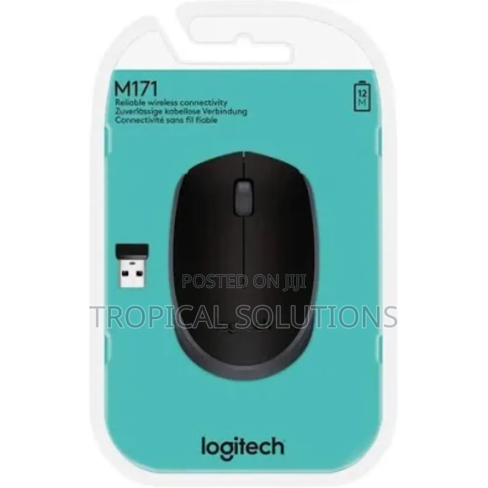 Logitech M171 Wireless Mouse Blue Gray, Black,Blue,Red,White