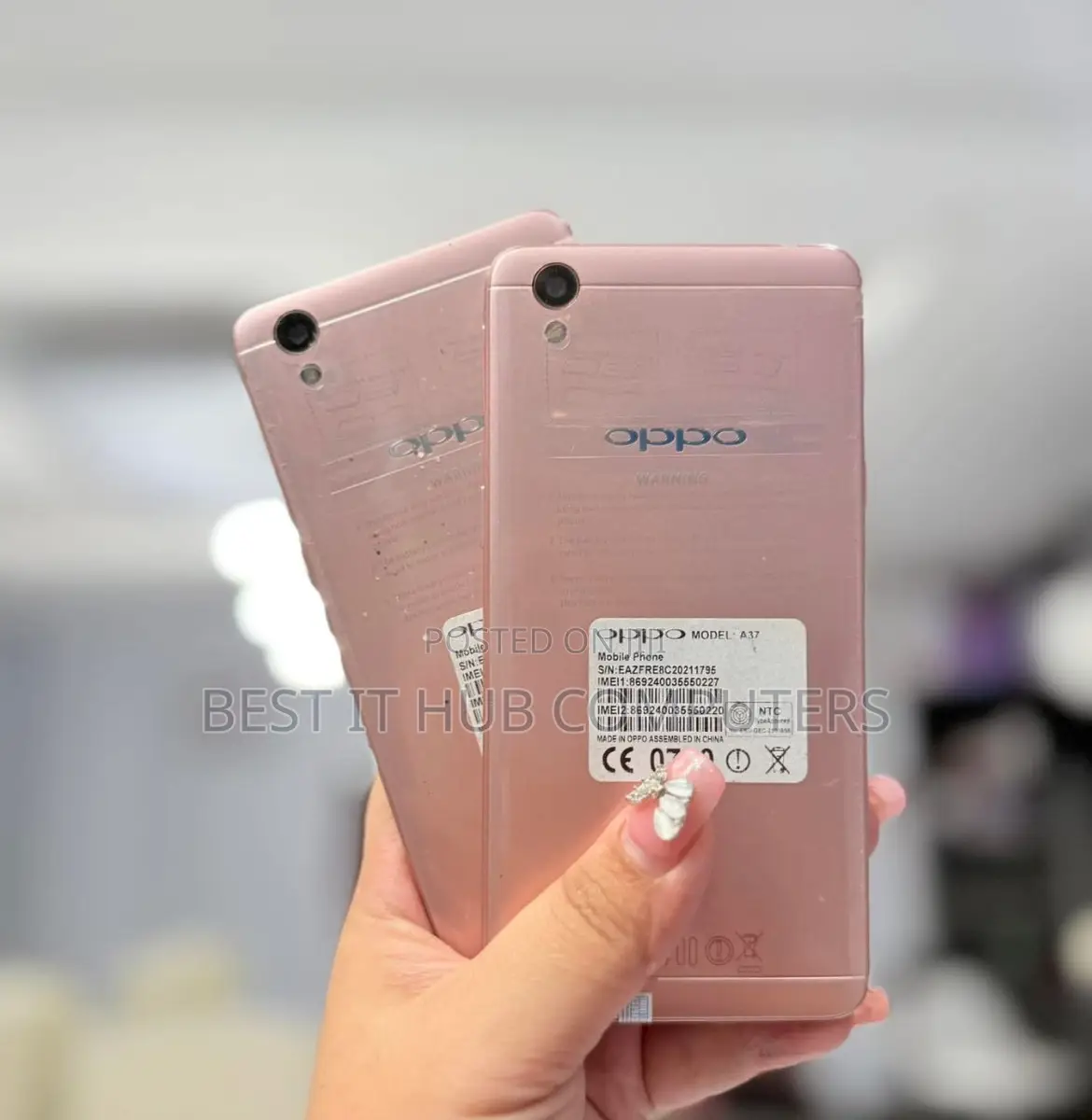 Oppo A37 16 GB Rose Gold