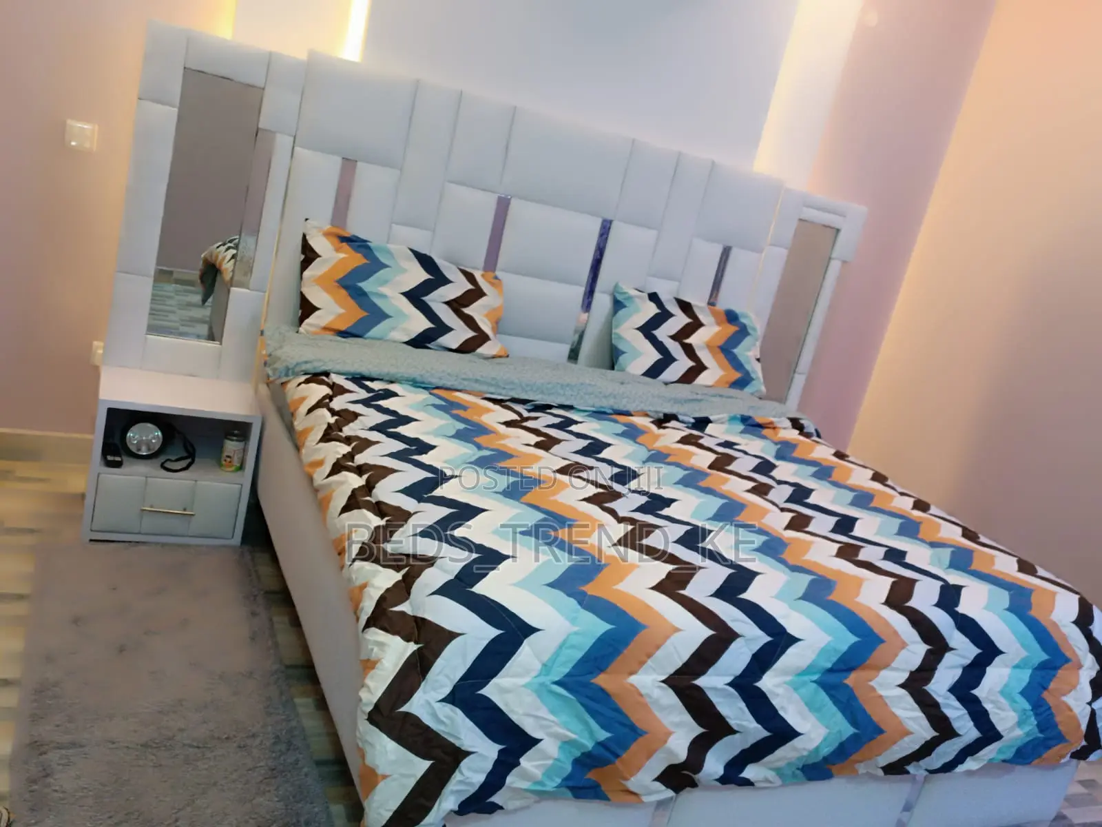 Resilient 6 by 6 Ft Extended Bed With Side Drawers