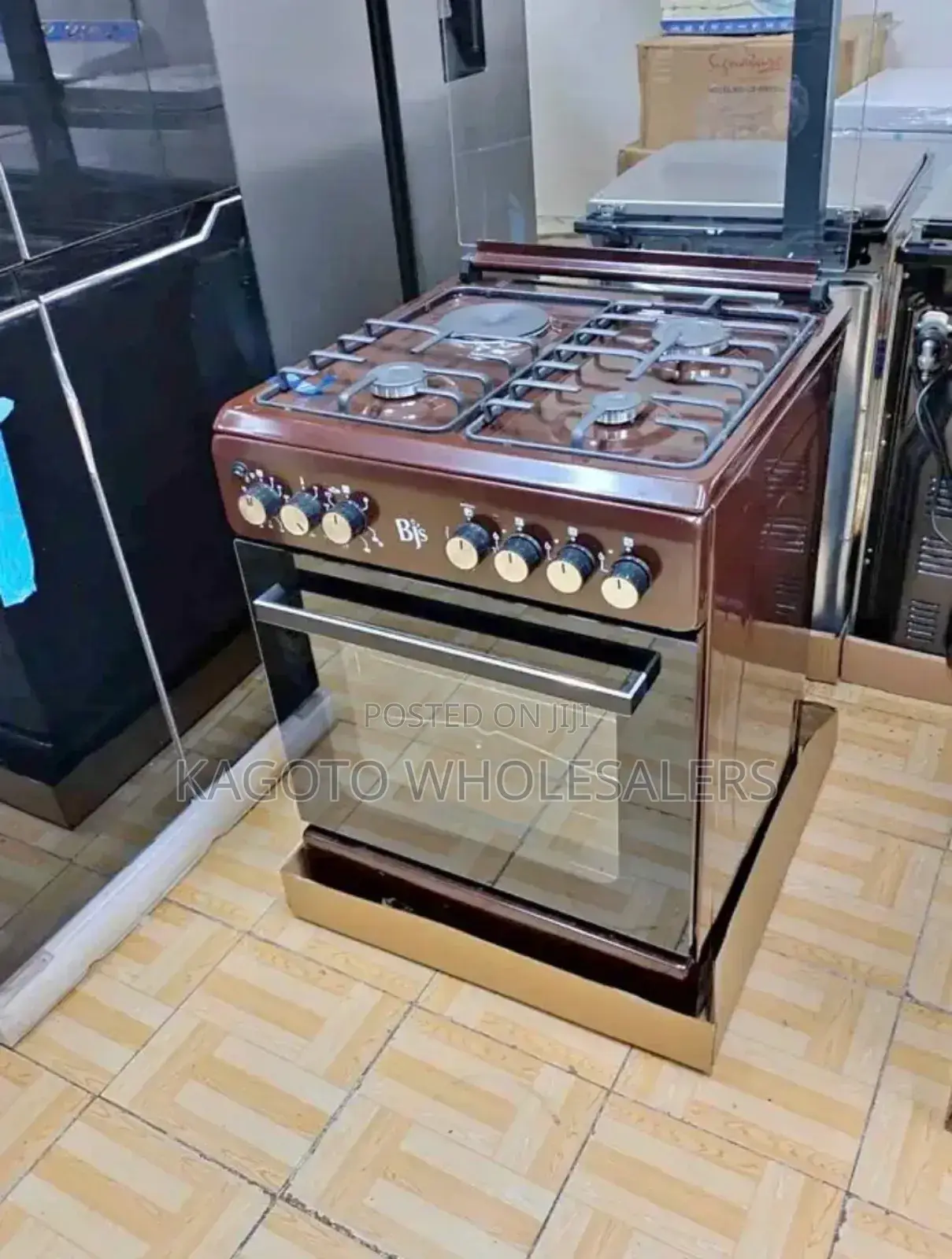 BJS 60by60cm 3+1 Standing*Gas Cooker (#All Colors)