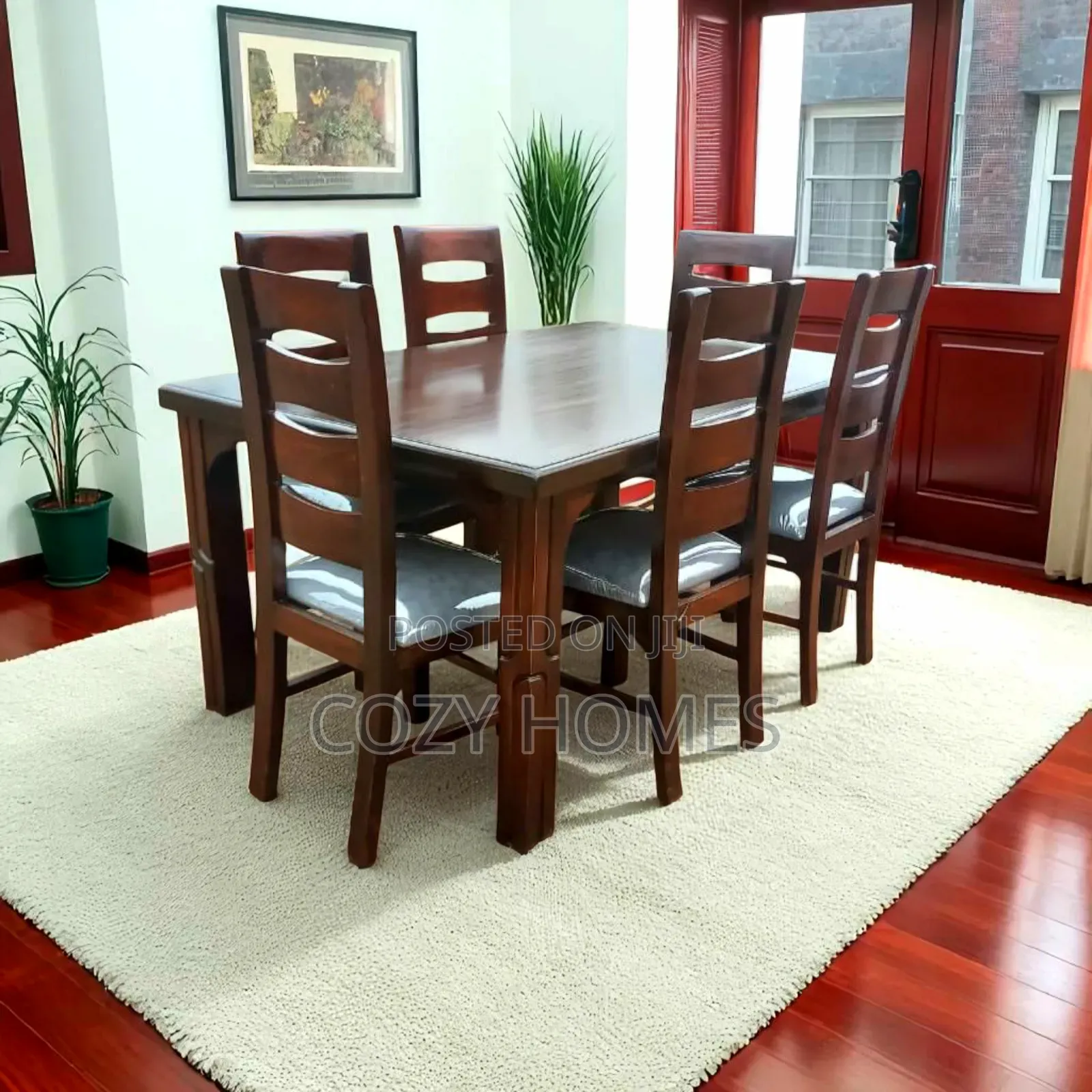 Dining Set a Welcoming All Wooden Dining Set 6 Seater