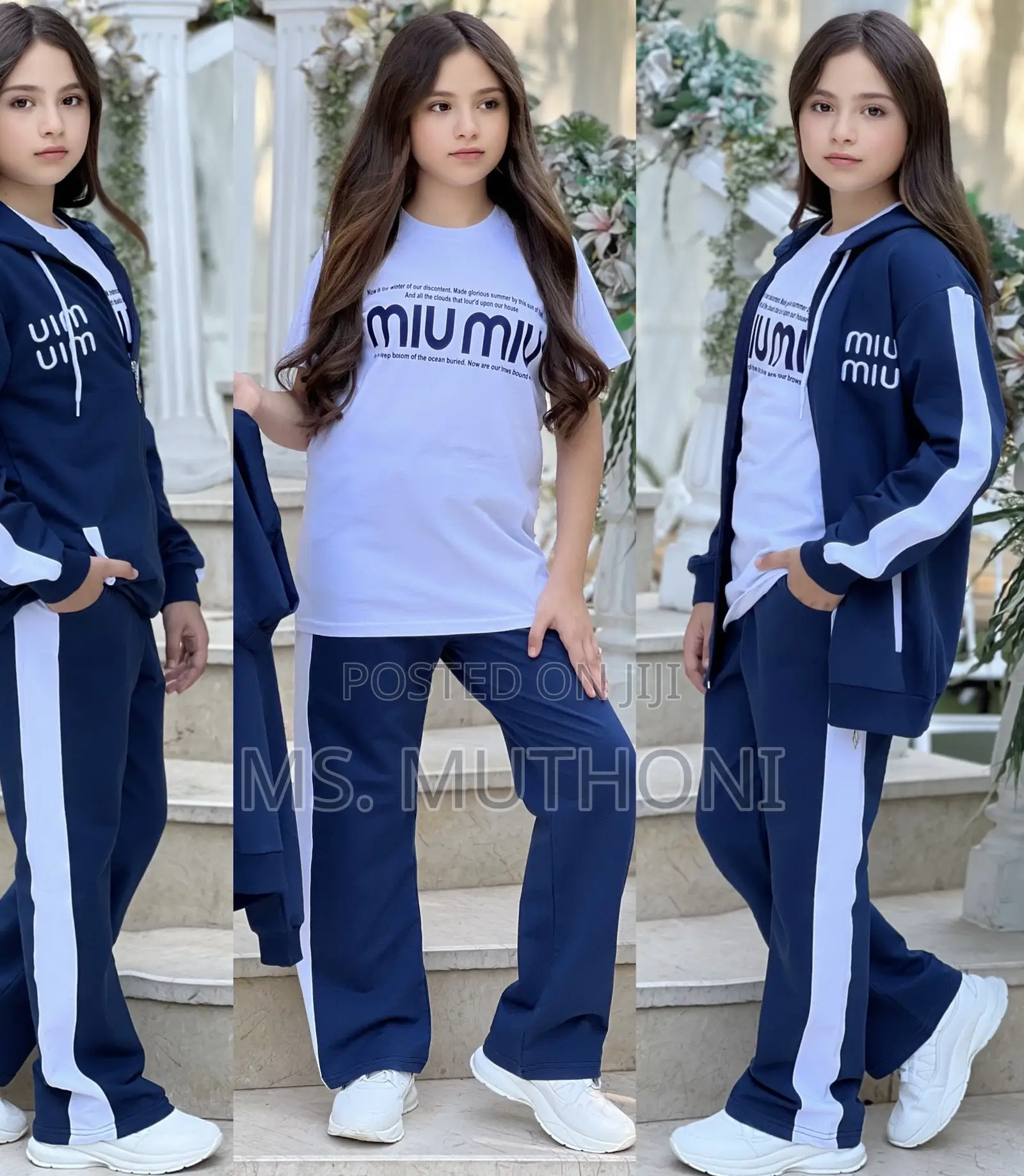 Miu Miu 3 Piece Sets for Kids 4-9yrs