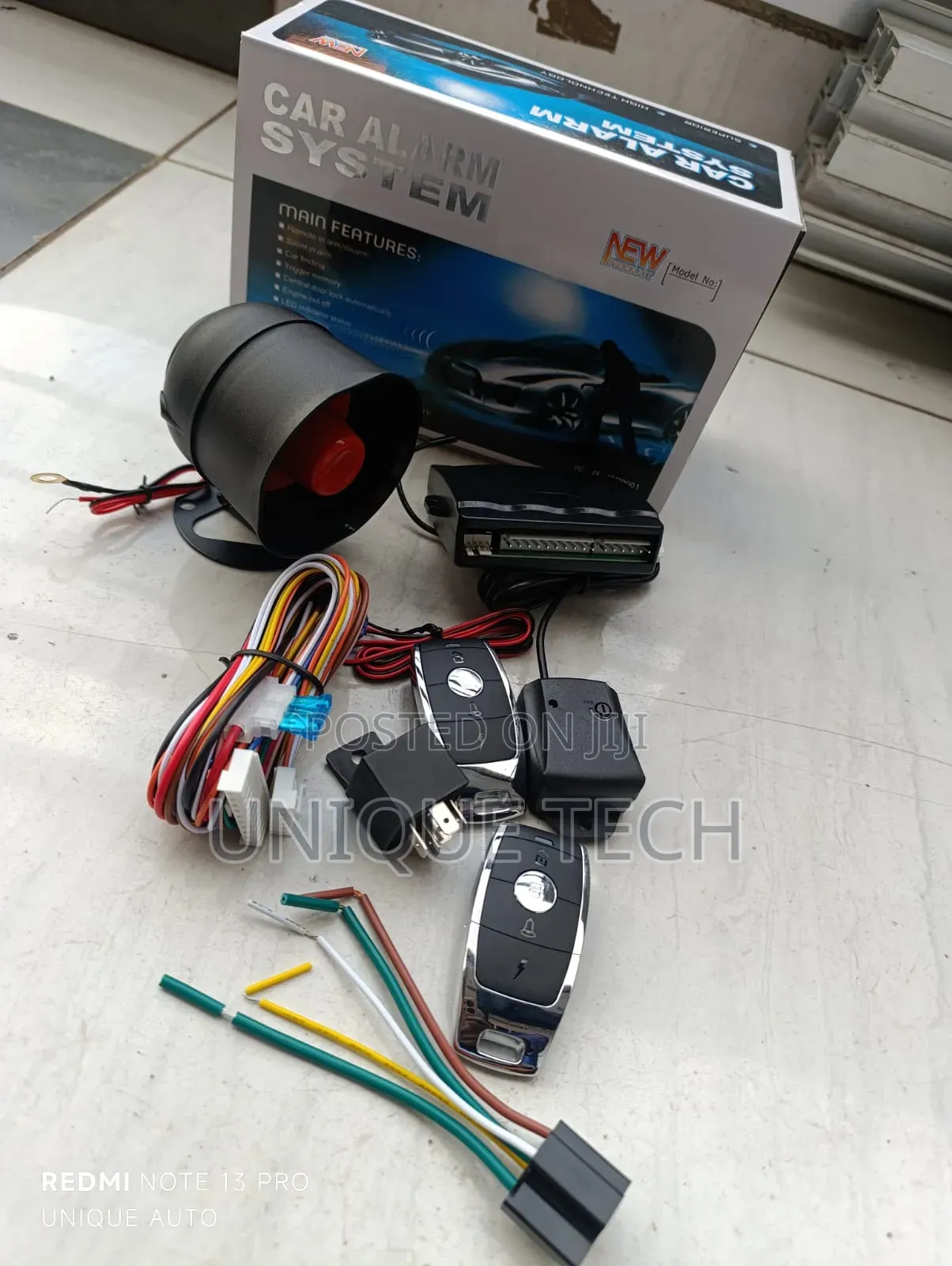 Car Alarm System (Without Cut Out)
