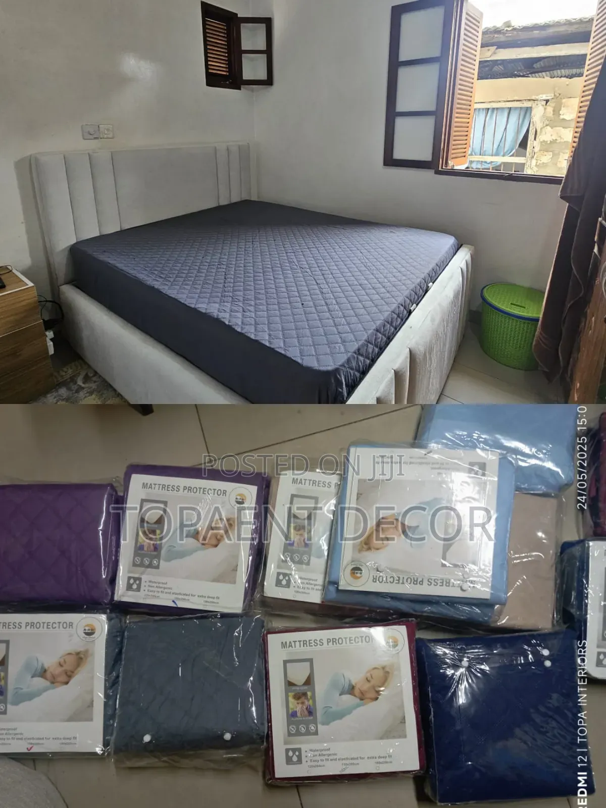 5by 6 Quilted Urine Proof Mattress Protector