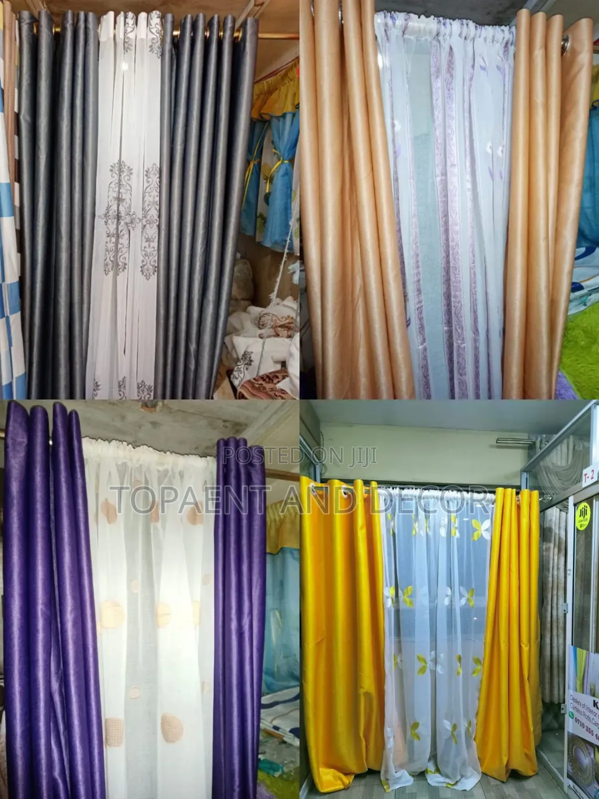 Elegant Black Out Curtains for Home Decor