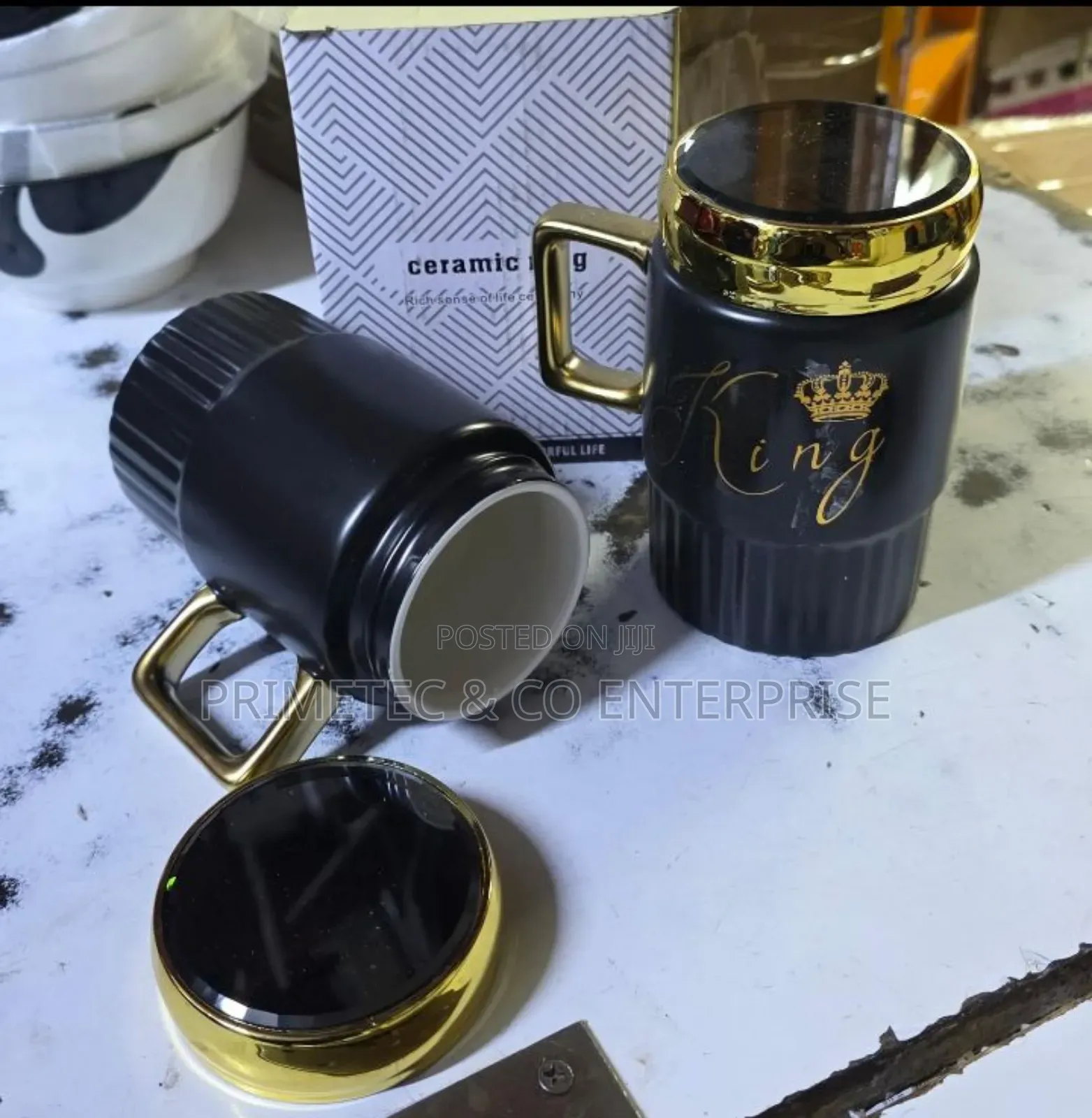 King Ceramic Gift Mug 500ml
With Airtight Lid