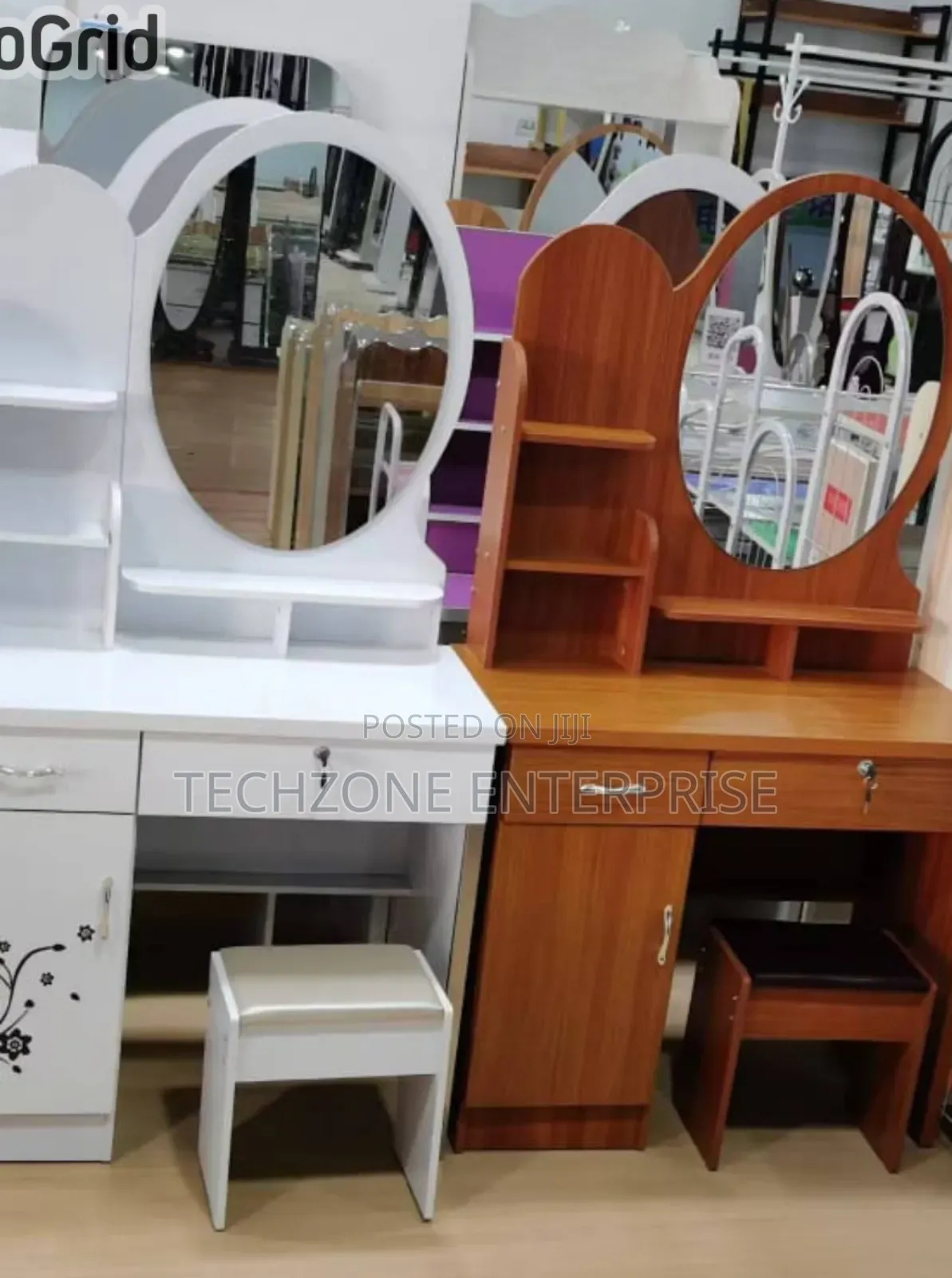 Elegant Design White Executive Dressing Table 