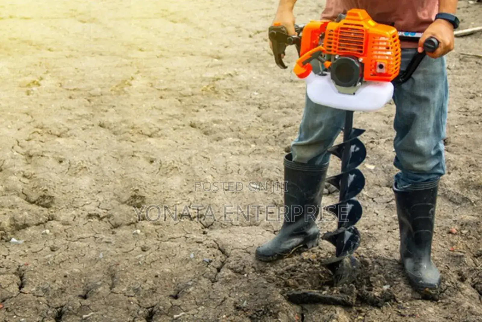 Earth Auger / Soil Auger With 3 Blades