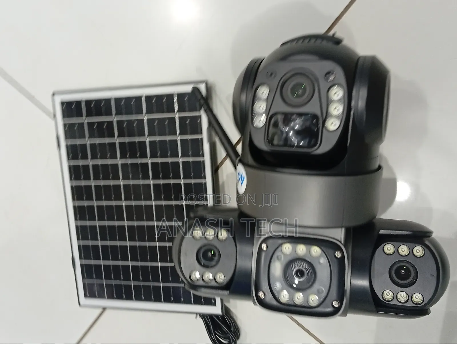 Solar Intelligence 4g (Simcard) V380 Triple Lens Camera