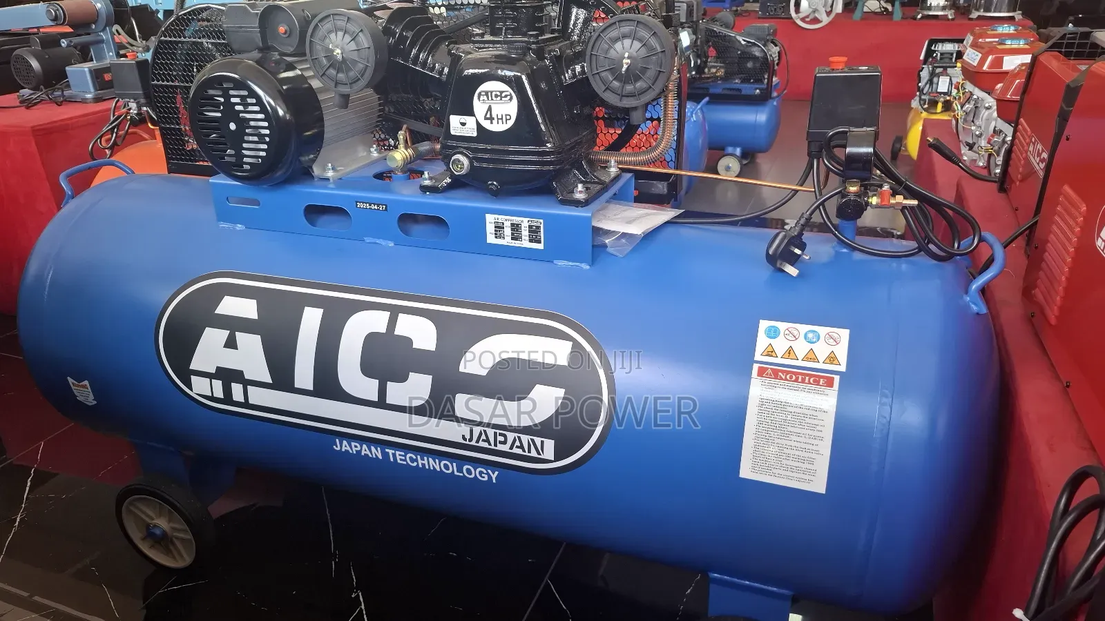 300 Litres Air Compressor Single Phase.
