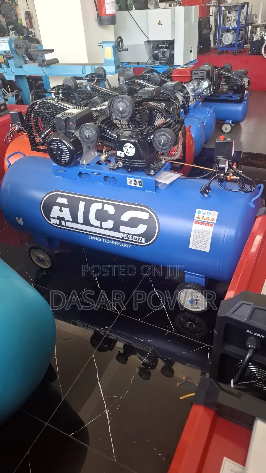 300 Litres Air Compressor Single Phase.