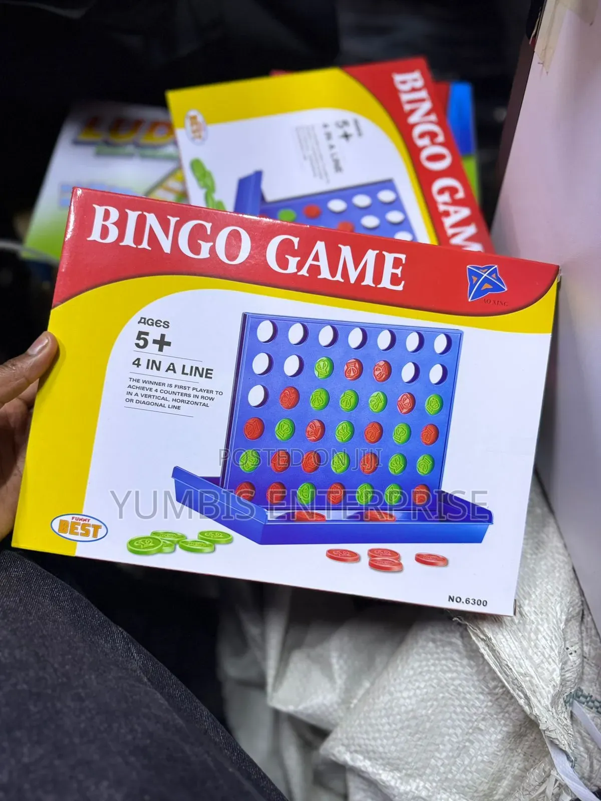 Big Size Bingo Games 4 in a Line