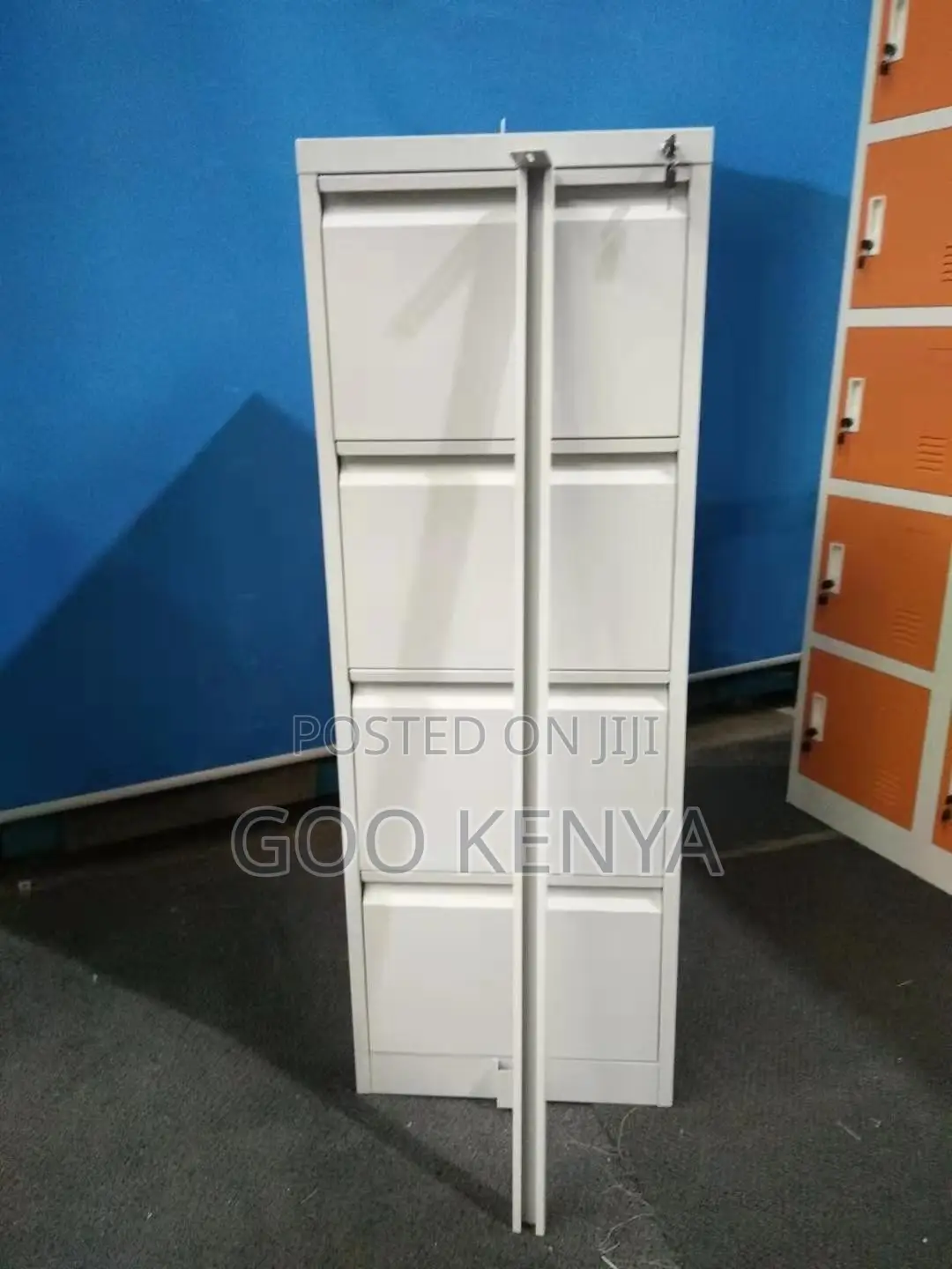 Office Cabinet ; Vertical Filing Cabinet With Locking Bar