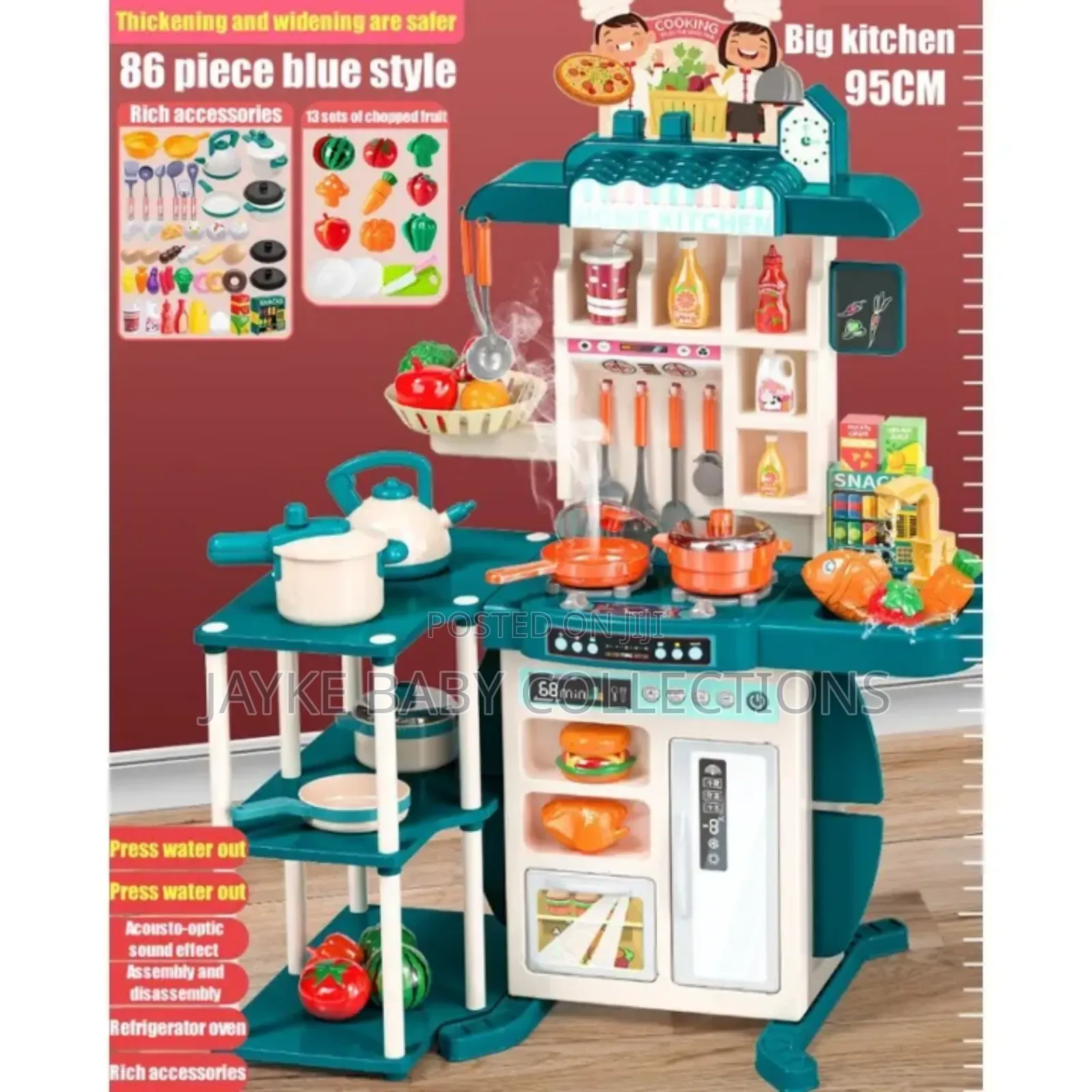 Pretend Kids Kitchen Set