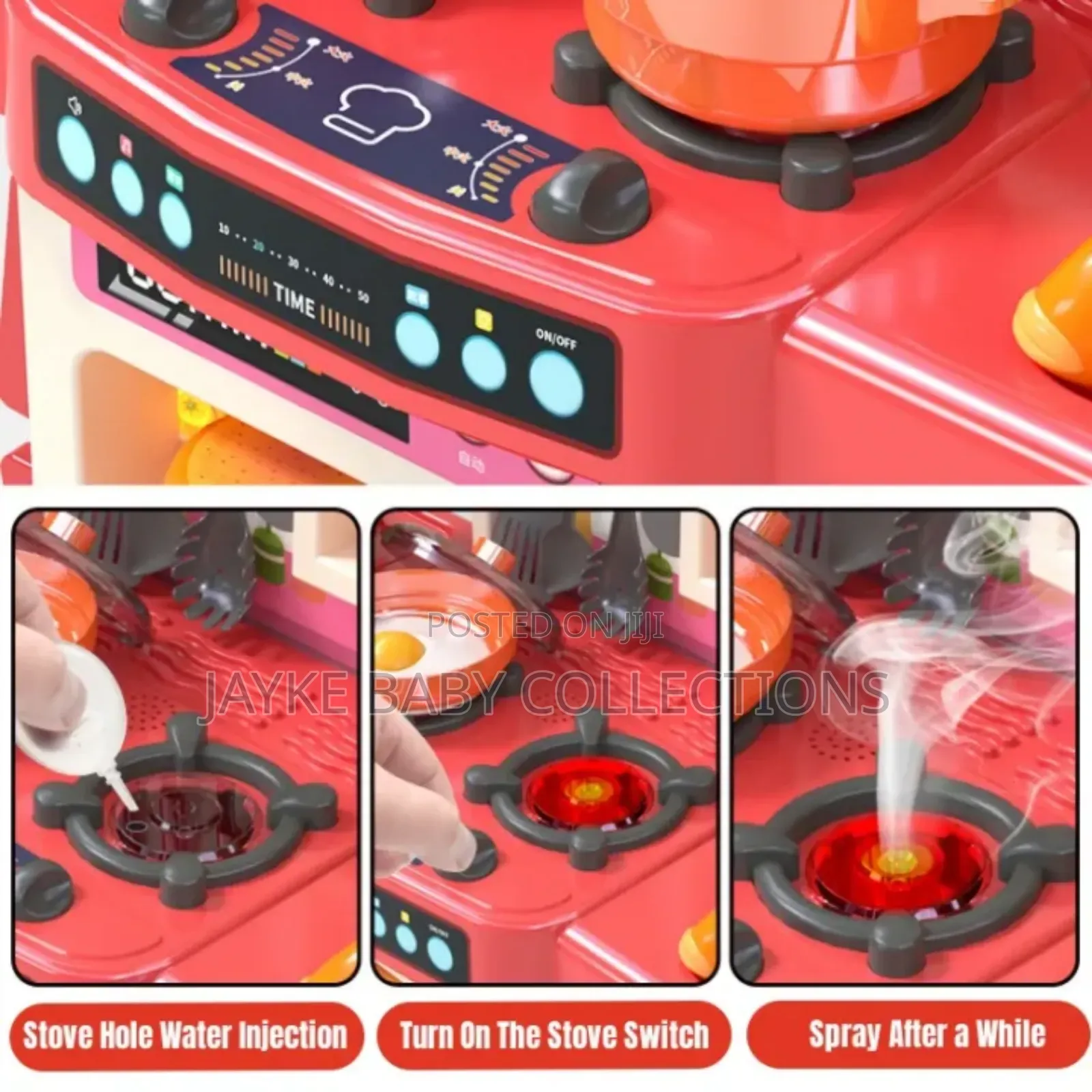 Pretend Kids Kitchen Set