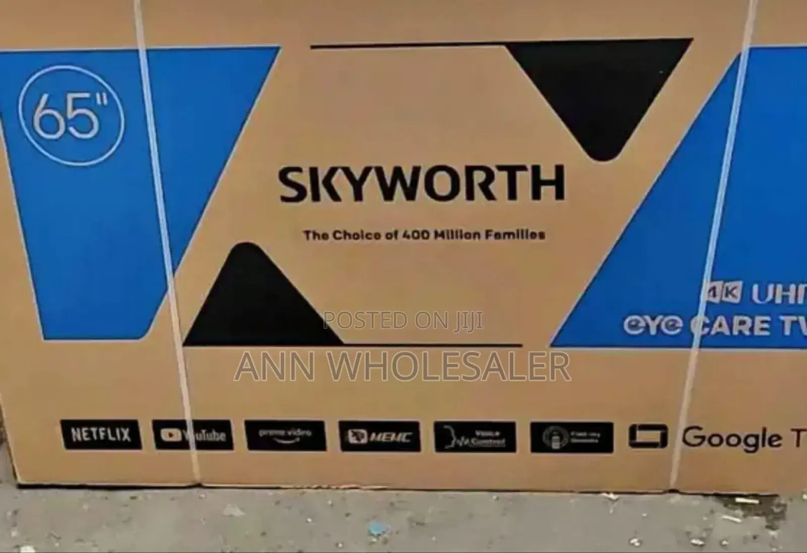 Skyworth 65 Inch Goggle Tv - Netflix - Youtube