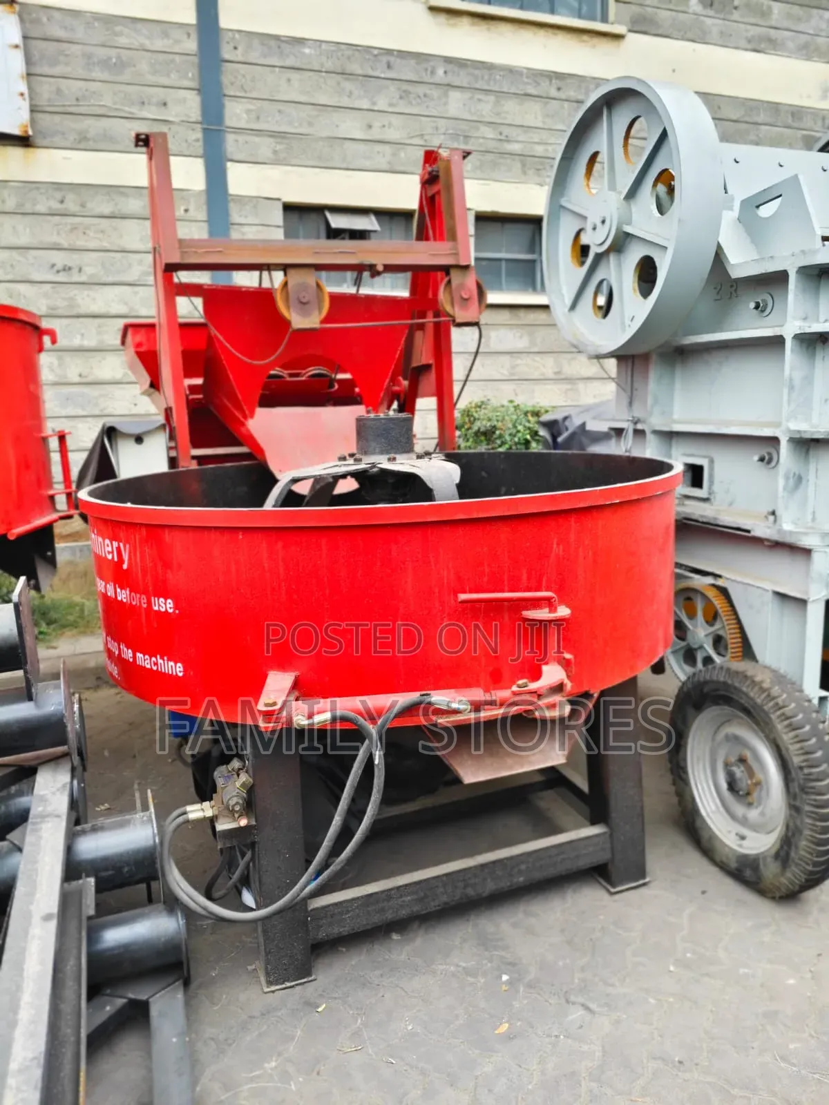 Electric Pan Mixer Machine