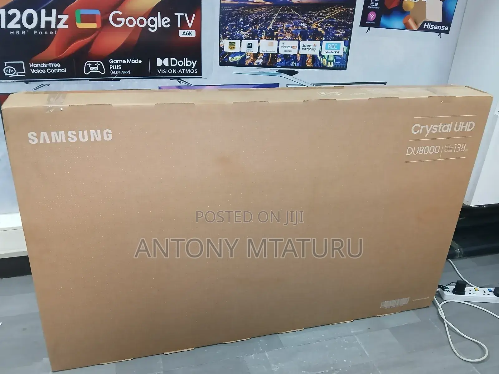 Samsung 55 Inch Du8000 Crystal Uhd Smart Tv