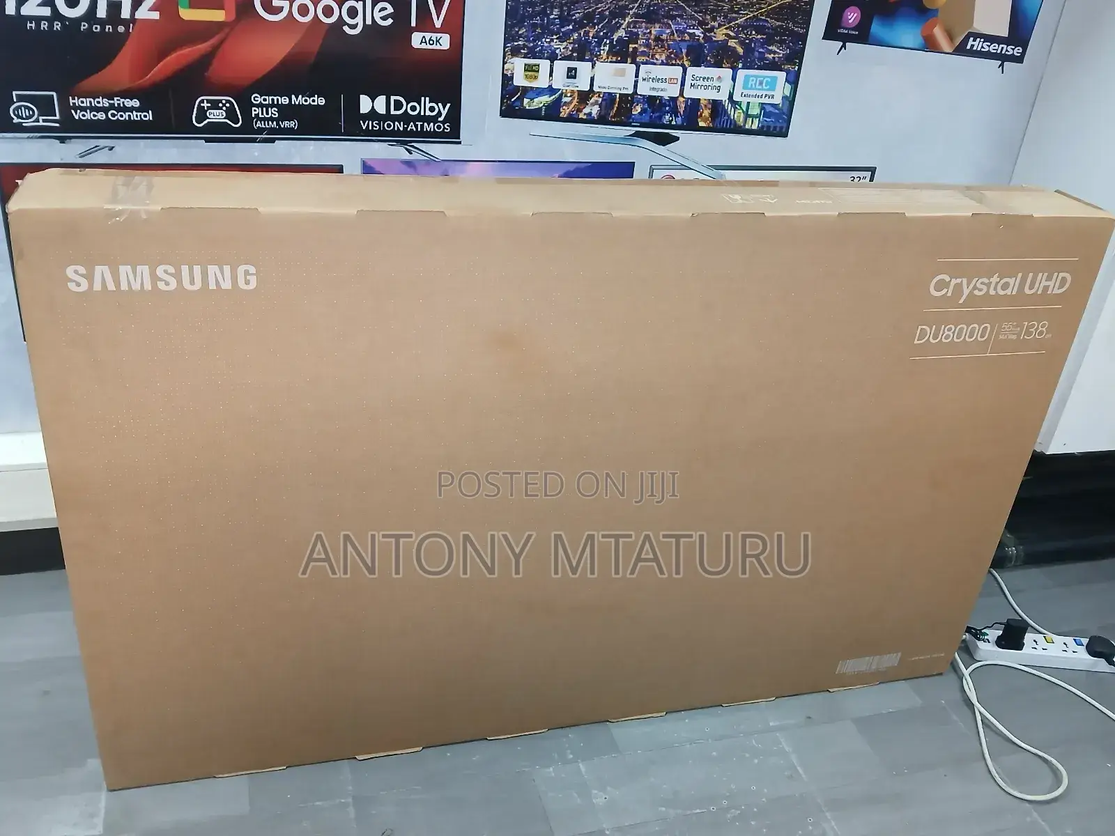 Samsung 55 Inch Du8000 Crystal Uhd Smart Tv
