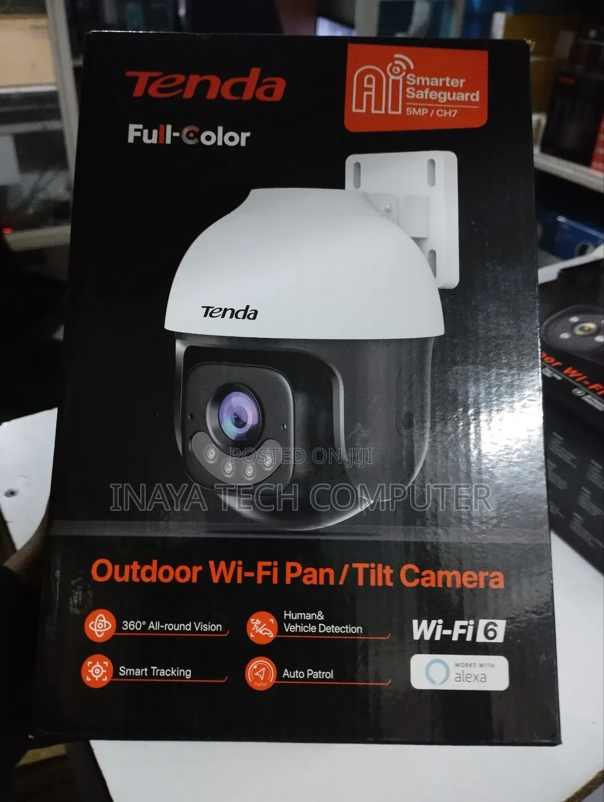 Tenda Ch7-Wca 5mp Outdoor Wi-Fi Pan/Tilt Camera