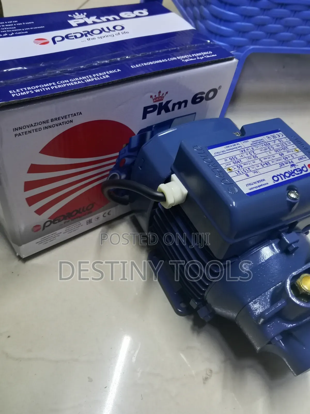 Pedrollo 0.5hp Water Booster Pump