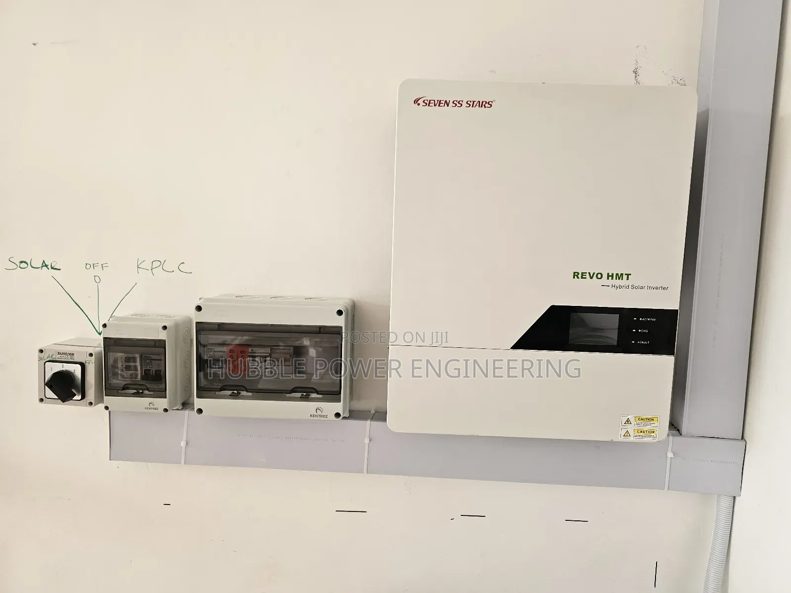15kwh Lithium Battery 10kva Hybrid Solar System Installation