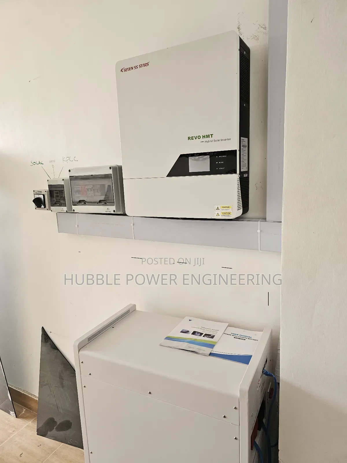 15kwh Lithium Battery 10kva Hybrid Solar System Installation