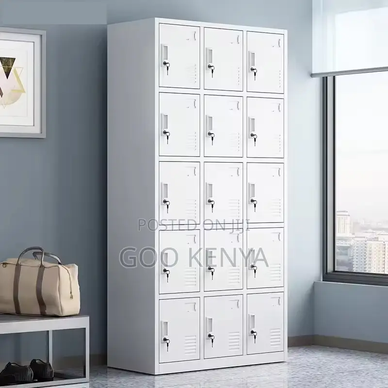 Office Cabinet ; 15-Steel Lock Office Cabinet for Storage