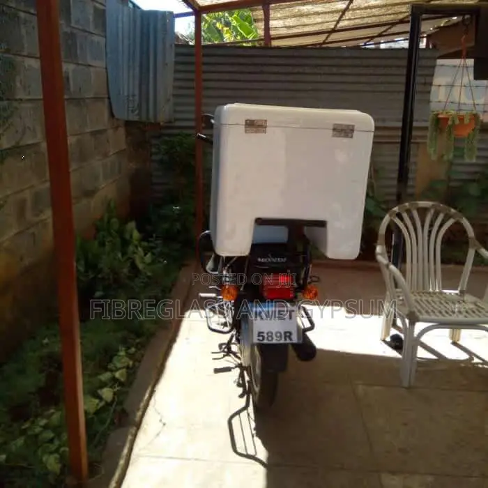 Fiberglass Carrier/Courier Box For Motorbike