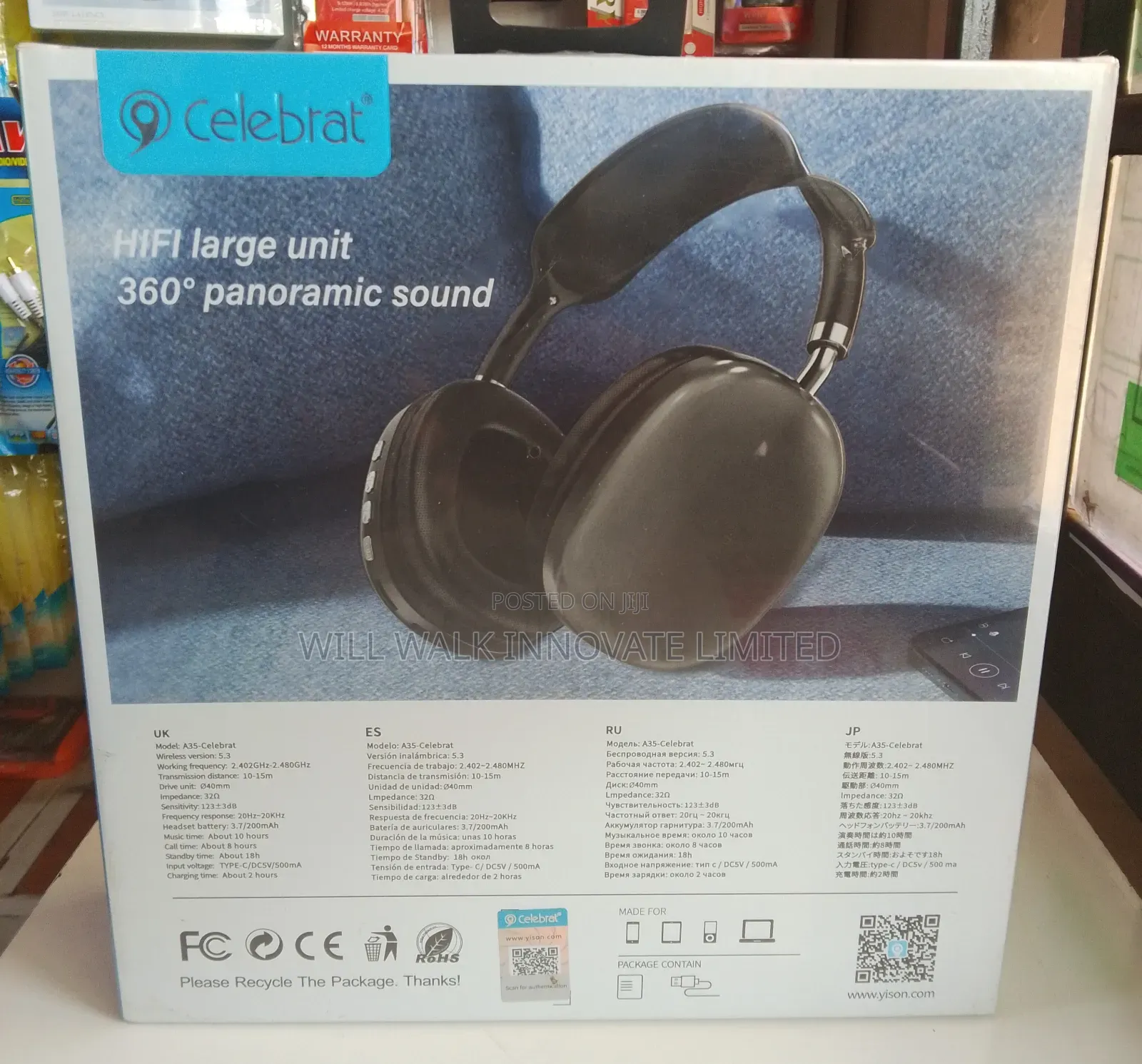 Celebrat A35 Headphones