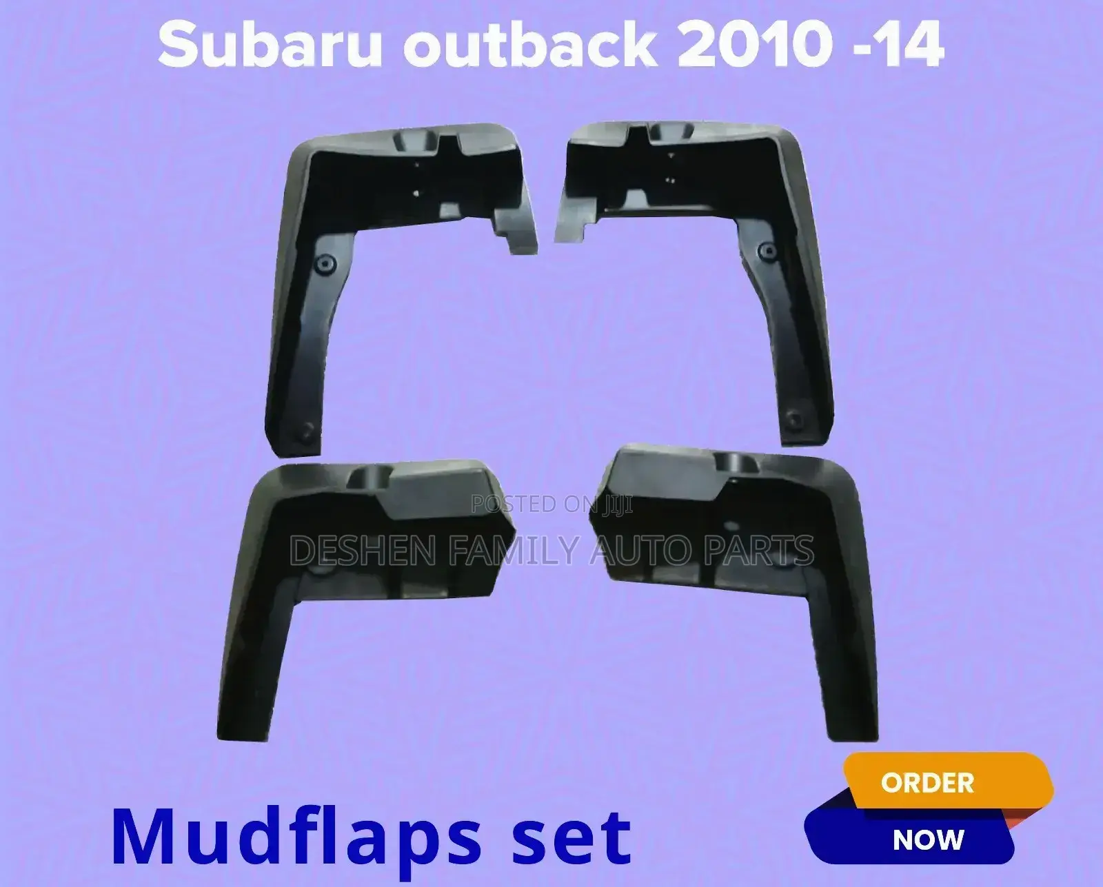 Subaru Outback  2010- 2014 Mudguards/ Mudflaps