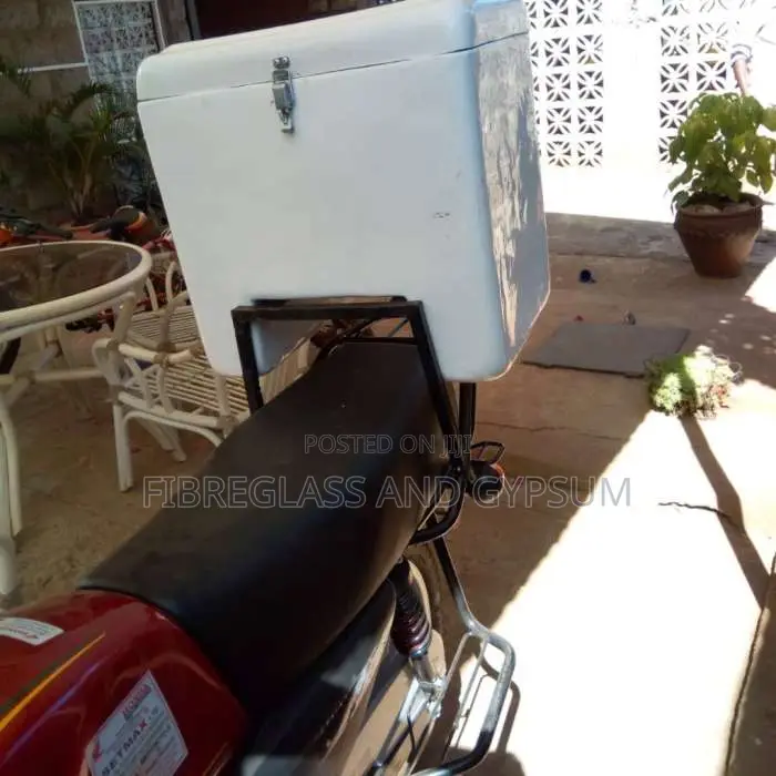 Fiberglass Carrier/Courier Box For Motorbike