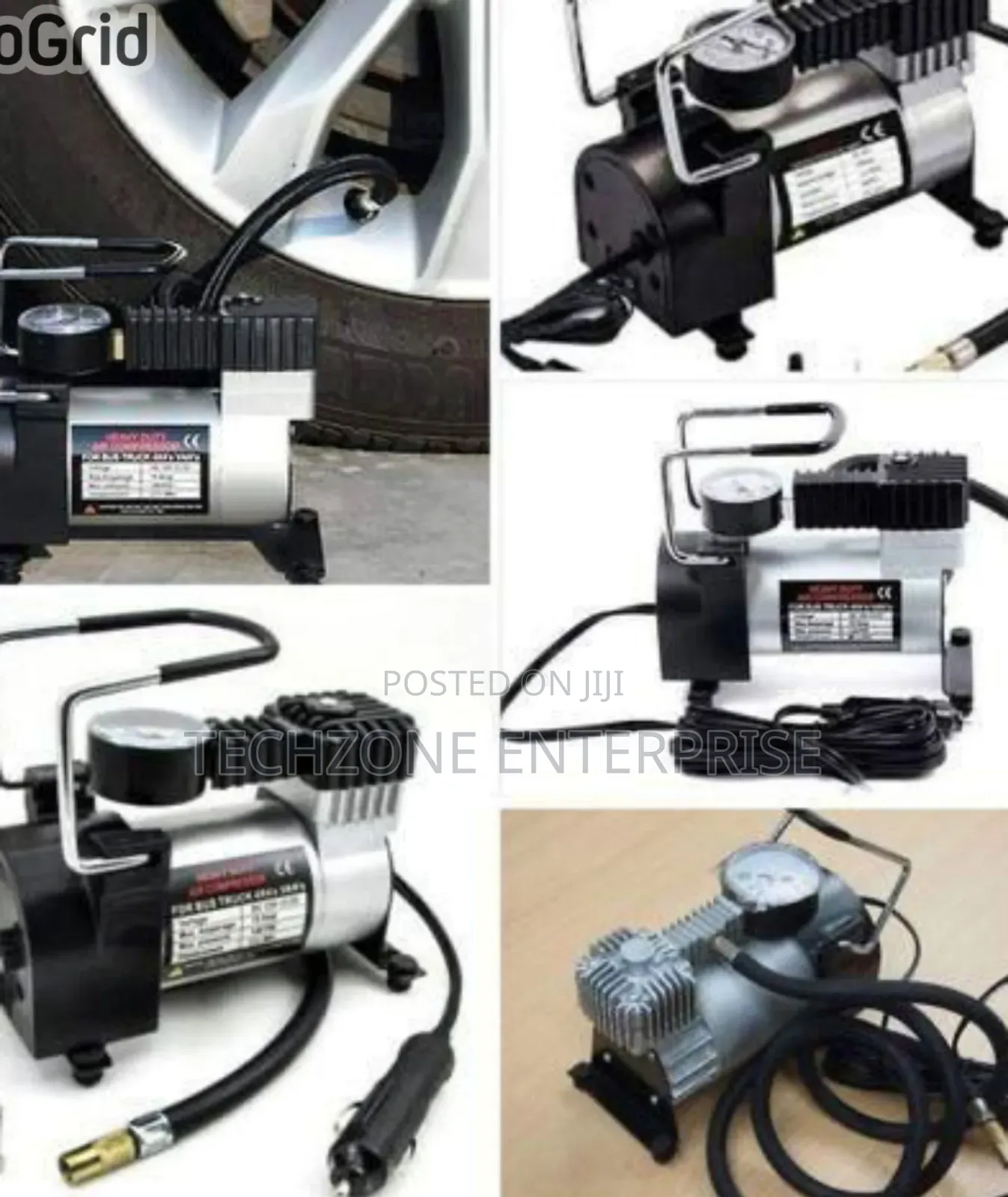Compact Generic Car Air Compressor Pump Tyre Inflator 