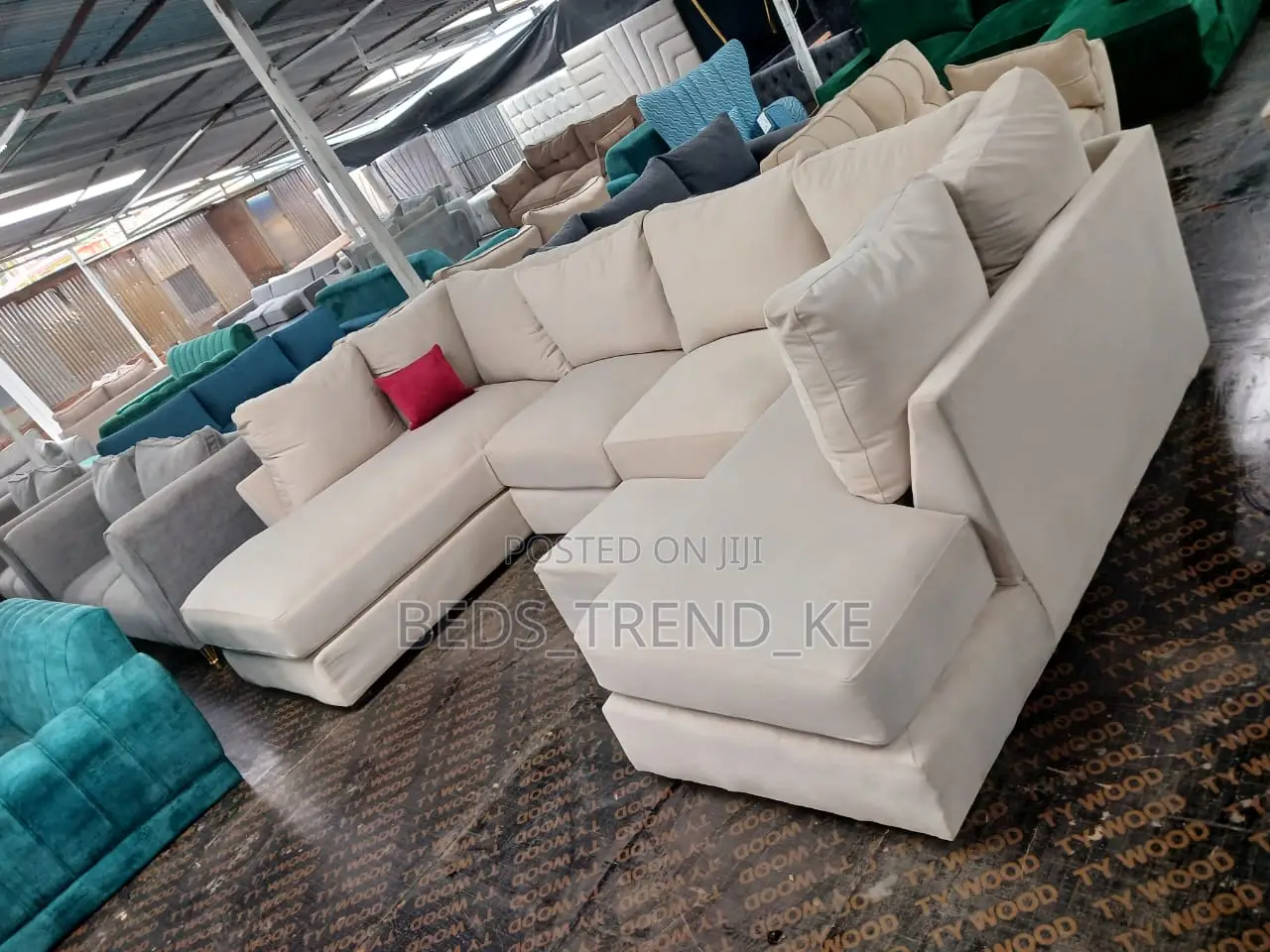 Modular 9 Seater U Seat Sofa