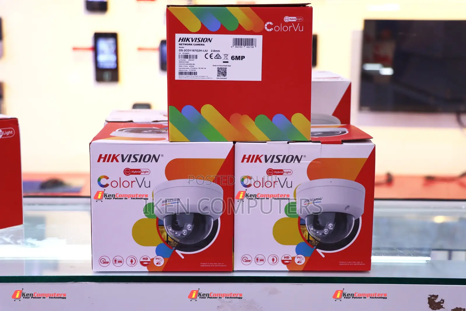 Hikvision 6mp Smart Colouvu Dome(Ds-2cd1167g2h-Liu)