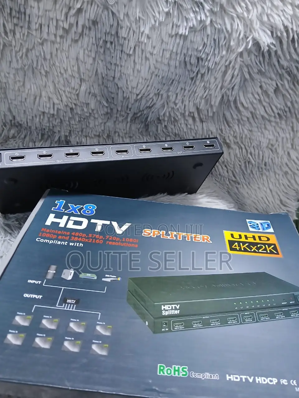 Hd Video Audio 1x8 Hdmi Splitter1080p