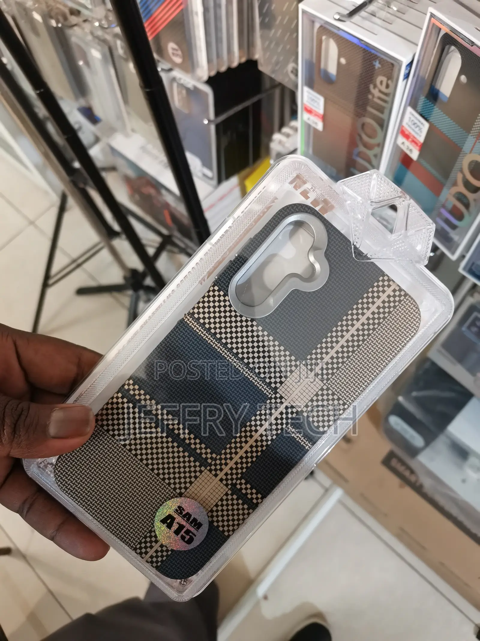 Plastic Back Cover for Samsung Galaxy A15, Multi Color