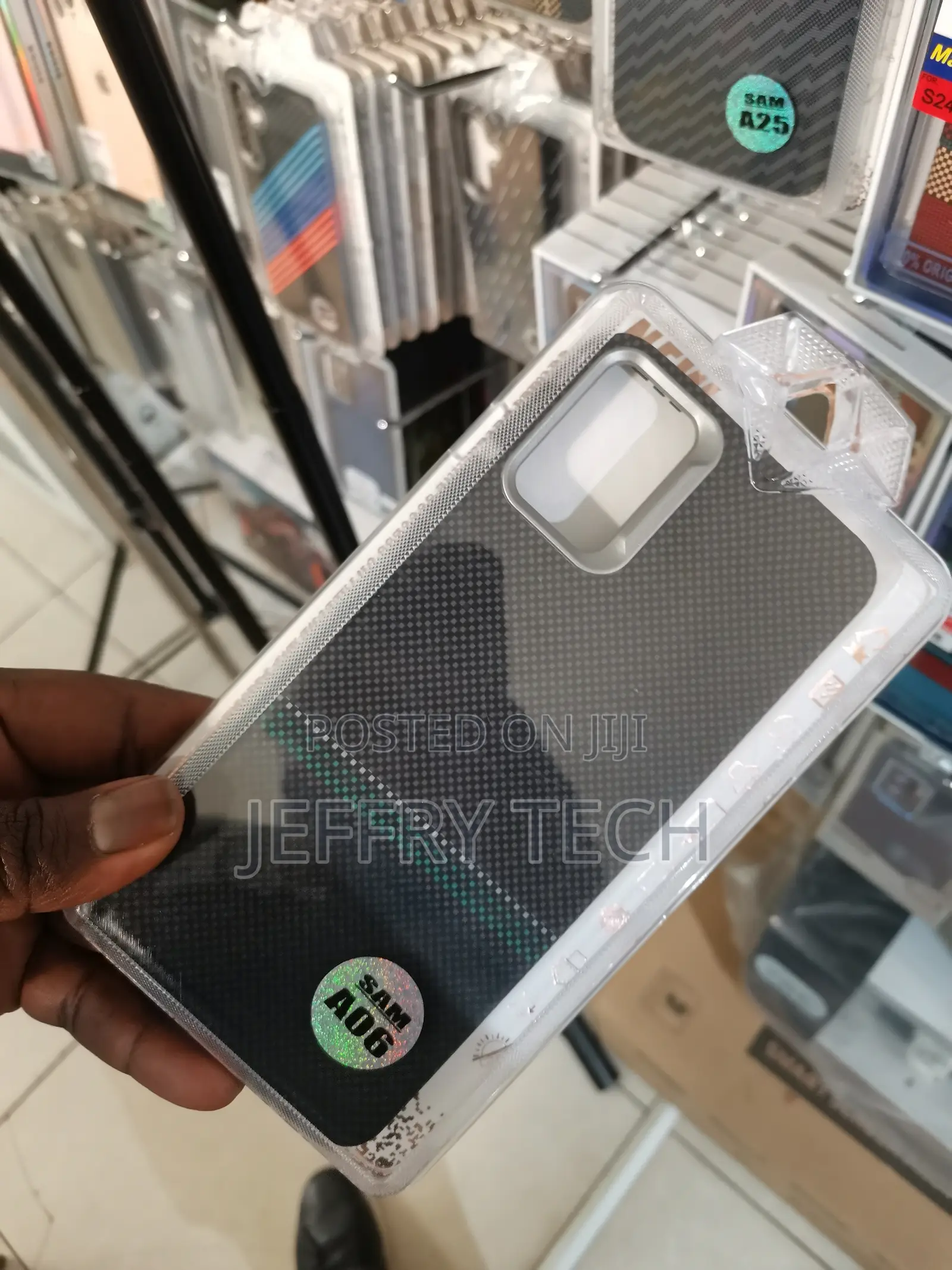 Samsung A06 Case Carbon Fiber Soft Tpu Mobile Phone Case