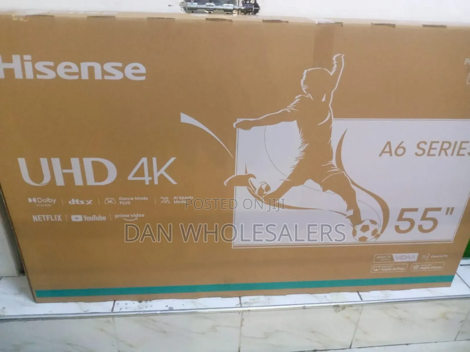 Hisense 55" A6 Series Uhd Smart Tv With Dolby Vision