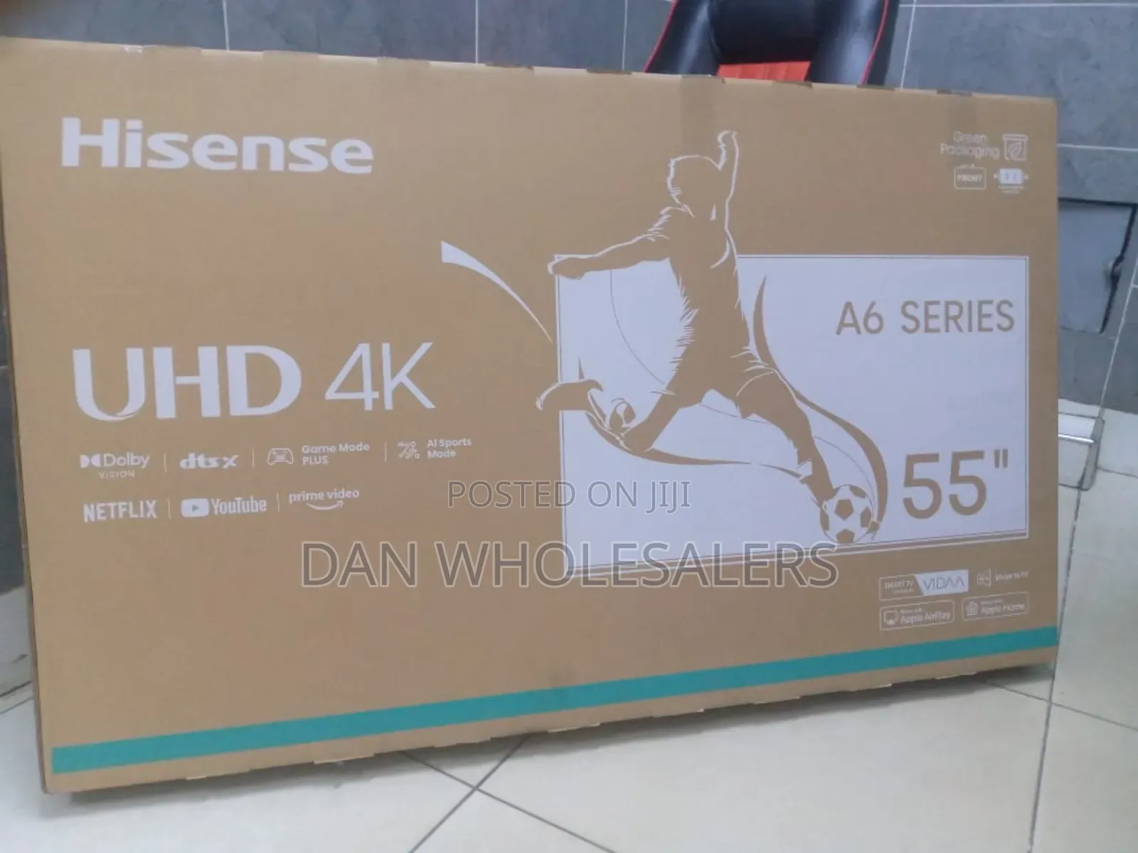 HDR-Enabled Hisense 55” Smart Tv – Wide Color Gamut
