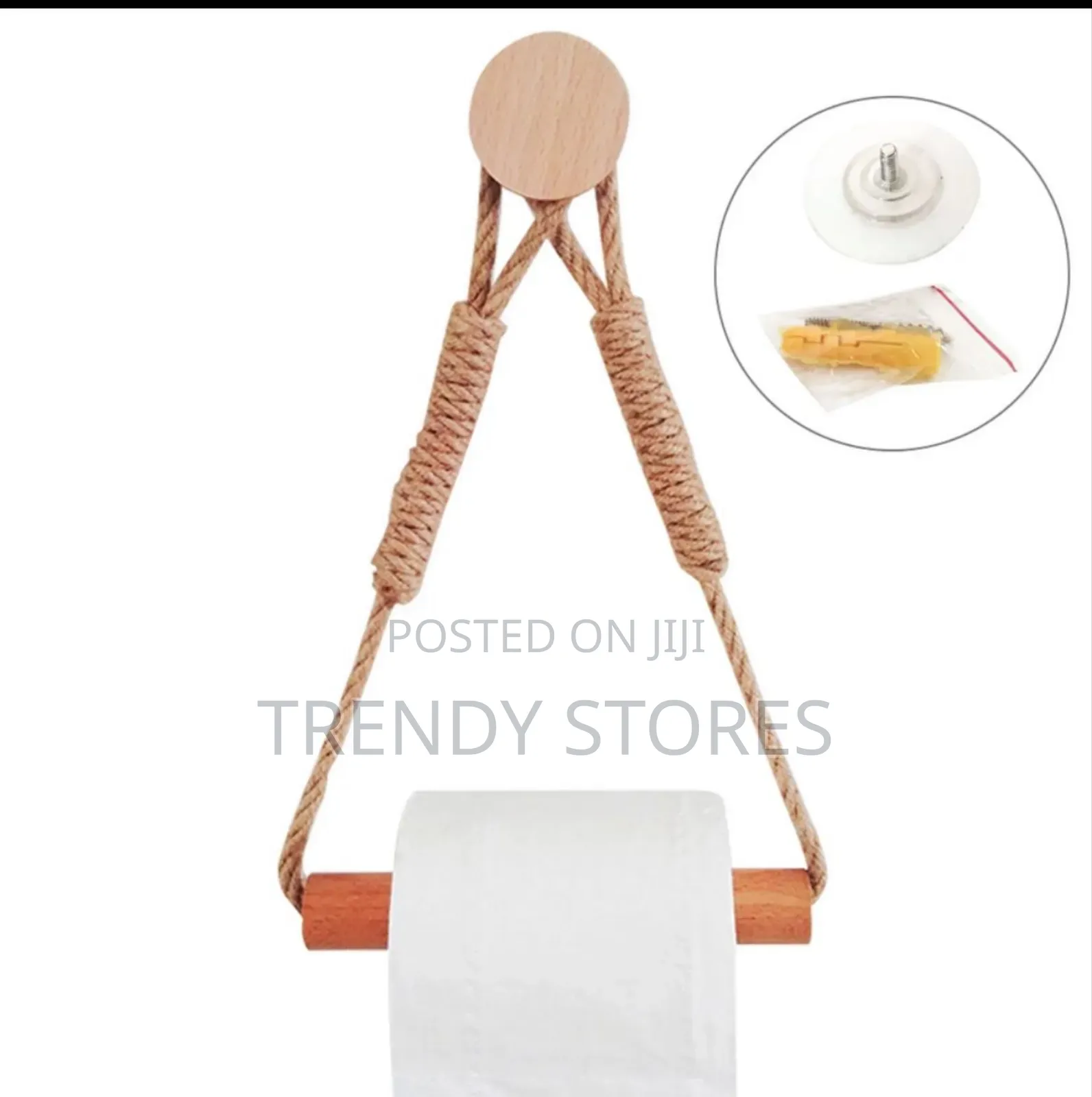Bamboo Paper Towel Holder