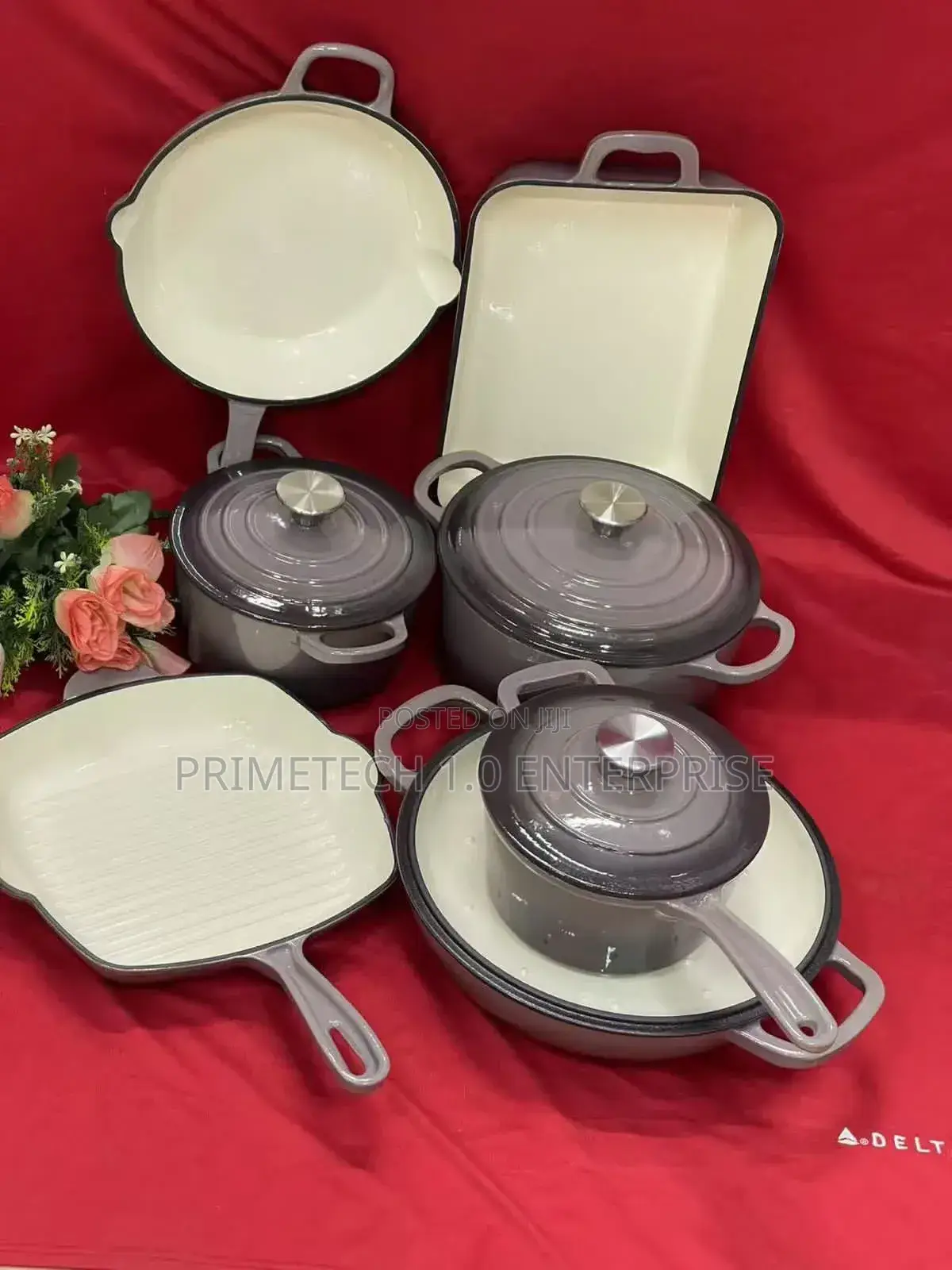 11pcs Sfe Cast Iron Cooking Pot