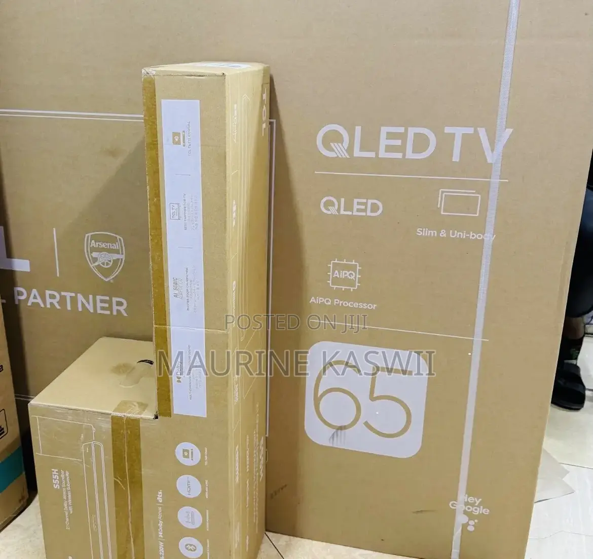 TCL 65” Qled P7k Uhd Google TV