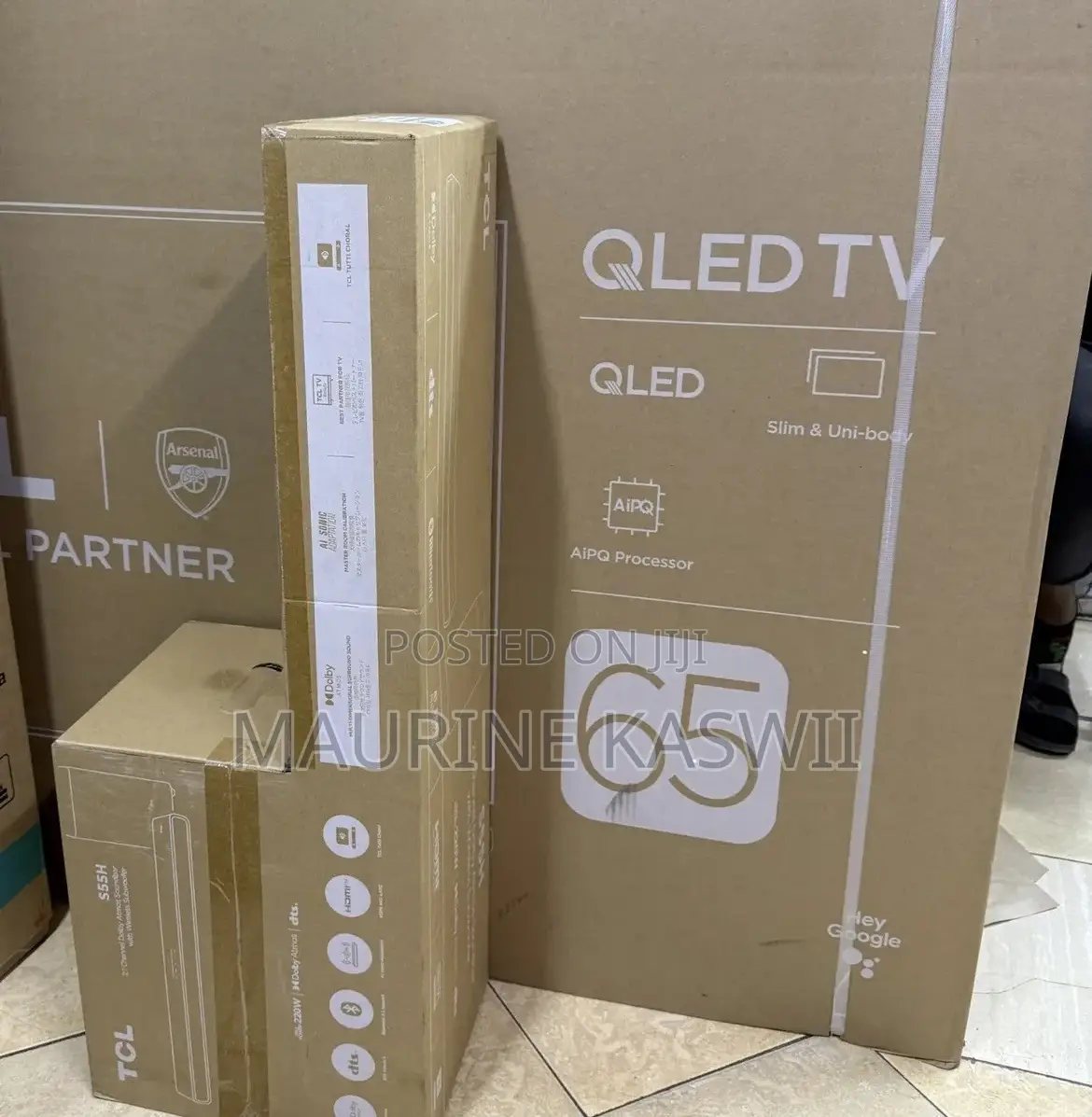 TCL 65” Qled P7k Uhd Google TV