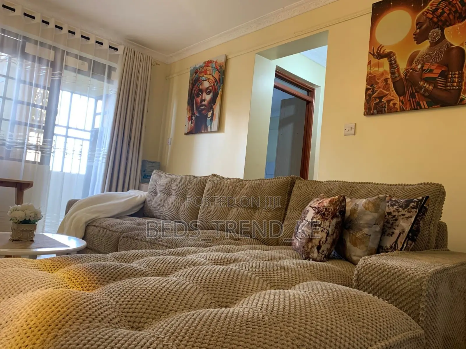 Beautiful 6 Seater Chester L Sofa