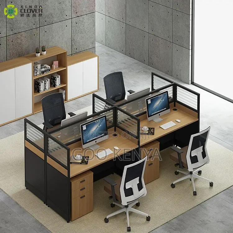 Office Desk 2-Way Cubicle Office Workstation