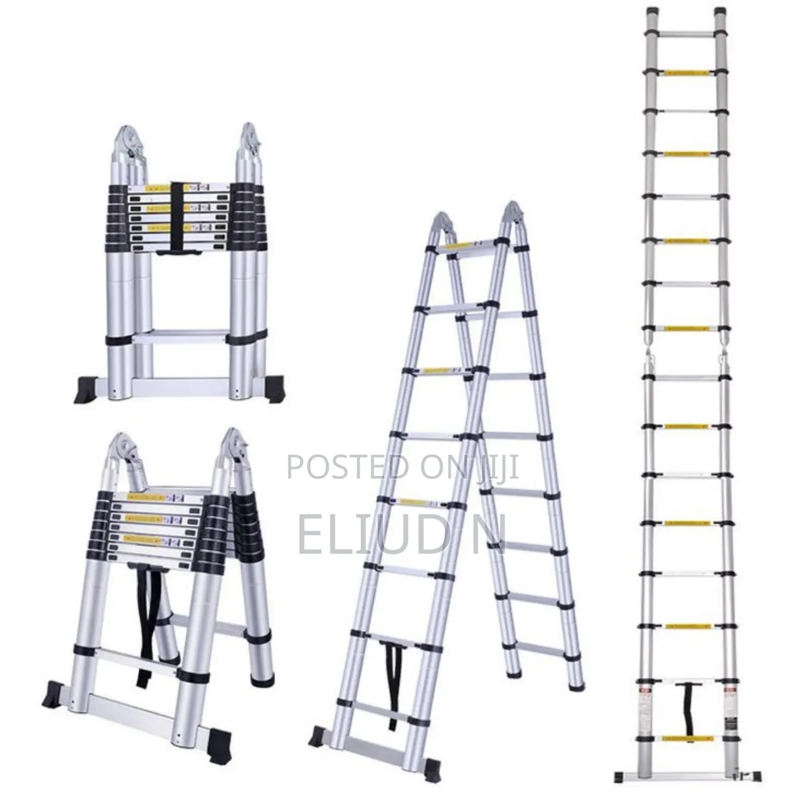 Aluminium Ladder/Telescopic 2.5+2.5m