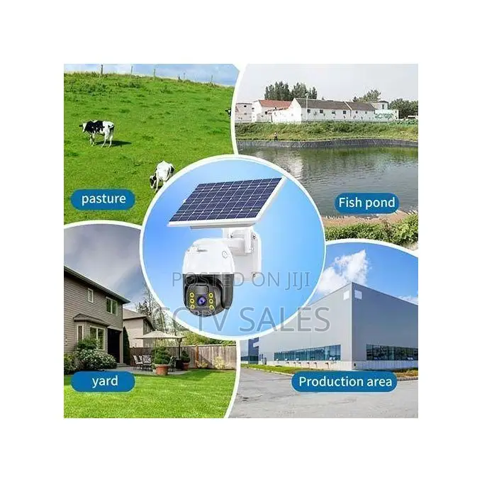 Outdoor4g PTZ Solar Camera With Night Light and High Vision